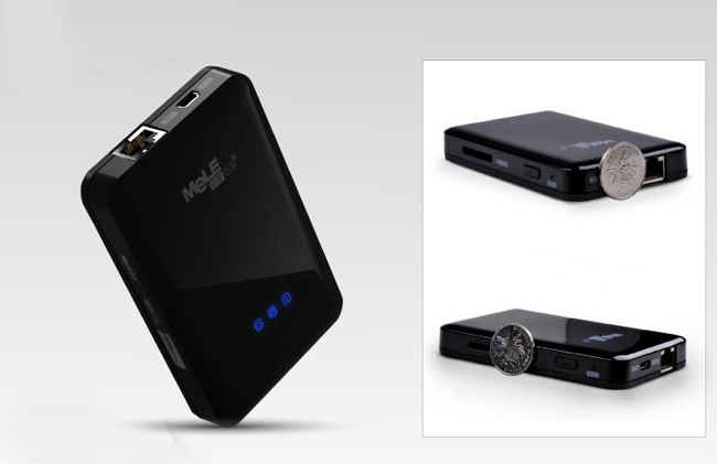 MeLE S3 2600mAh Power Bank WiFi Router Mobile Network Storge - Click Image to Close